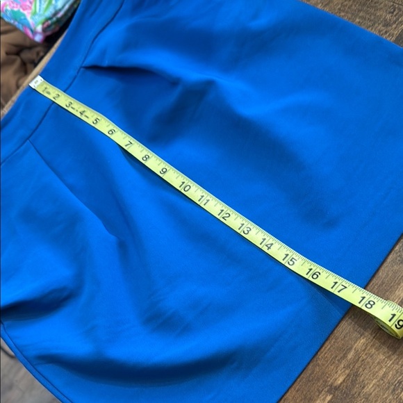 ZARA Electric Blue Stretch Pencil Mini Skirt Size Small - Picture 7 of 7